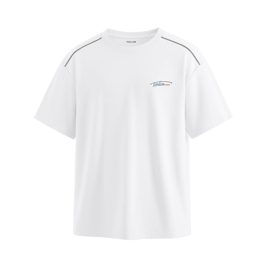 Tonlion T Shirts Men's Crew Neck Moderate