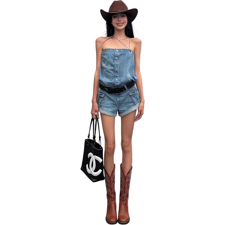 JBBCN Jumpsuits Women's Blue Jumpsuit