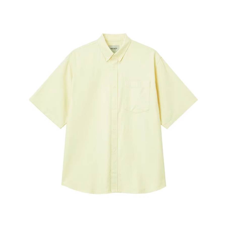 Carhartt WIP Shirts Men's YEX/Yellow Lapel Moderate