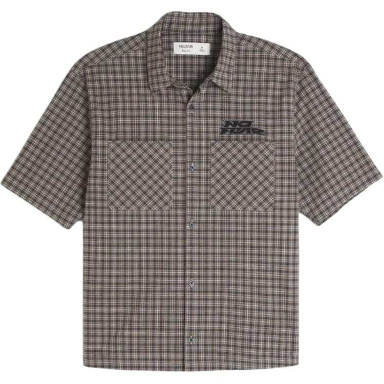 Hollister/ Shirts Men's Brown Lapel Moderate
