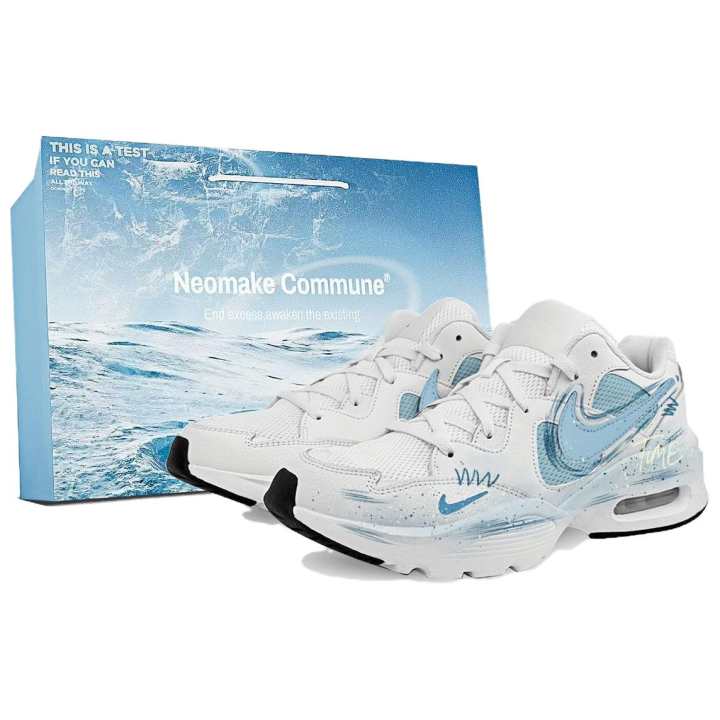 Nike Nike Air Max Fusion Low top Running Shoes Men's White/Blue