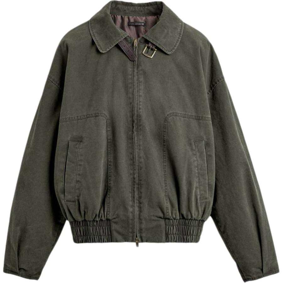 ZARA ZARA Jackets Men's Khaki Lapel Moderate Other