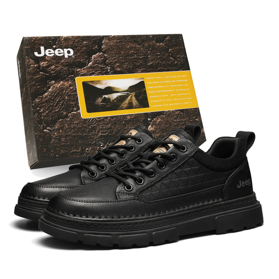 Jeep Height Increasing Abrasion Resistant Lightweight Low top Skateboard Shoes Men's