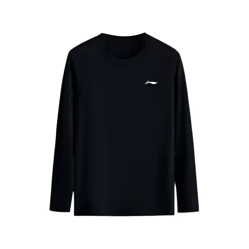 Li-Ning Li Ning T Shirts Men's Crew Neck Moderate Straight Fit