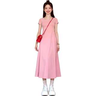VENICEW Short Sleeved Dress Women's