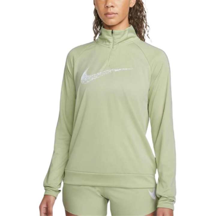 Nike Nike Swoosh T Shirts Women's Green Half Turtleneck