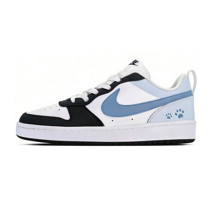 Nike Nike Court Borough Moon Sets On The Blue Tide Abrasion Resistant Lightweight Low top Skateboard Shoes Women's