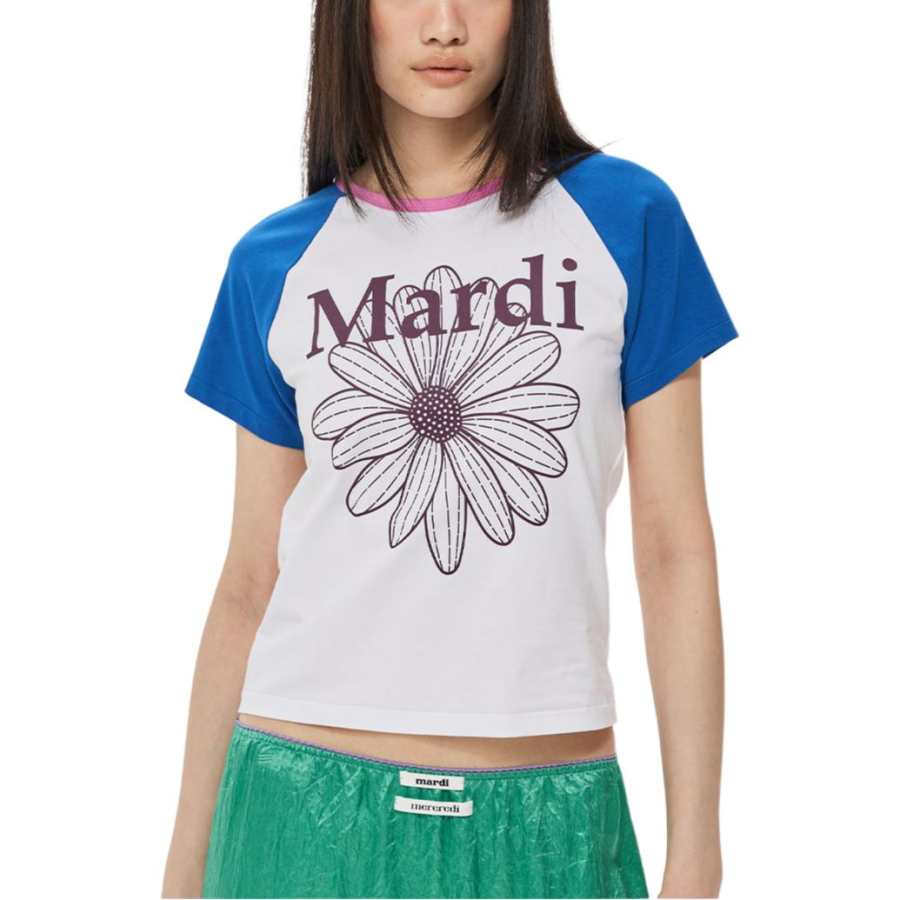 MARDI MERCREDI T Shirt Women's Korean Style