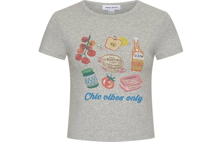 URBAN REVIVO Regular Sleeve T Shirt Women's