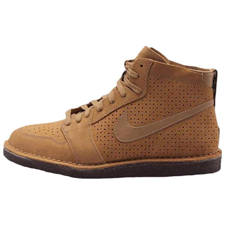 Nike Nike Air Royal Comfortable Mid top Skateboard Shoes Unisex Brown
