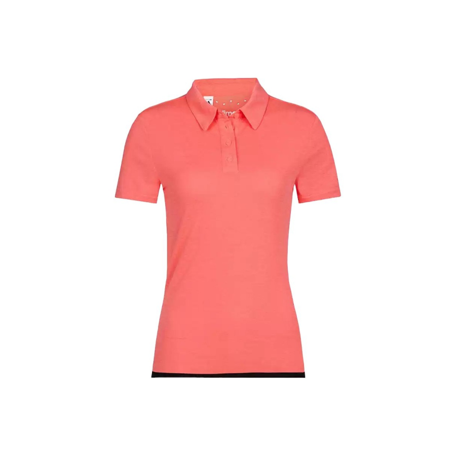 Adidas Adidas Polo Shirts Women's Orange Pink Polo Collar Moderate Straight Fit