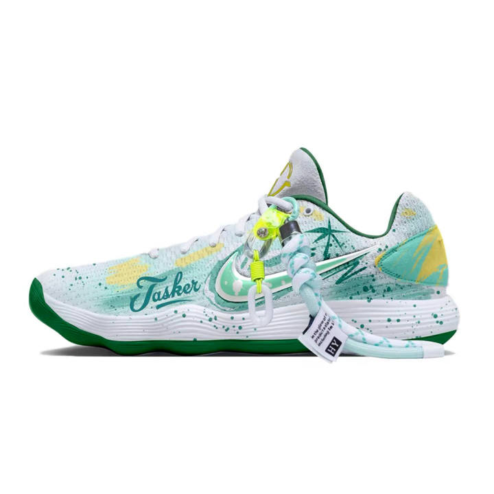 Nike Nike Hyperdunk 2017 Beach Party Fabric Cushioning Slip Resistant Abrasion Resistant Low top Basketball Shoes Men's