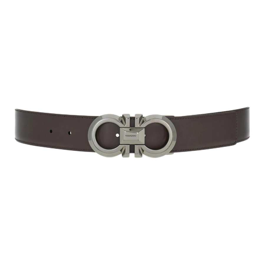 Ferragamo Ferragamo logo-engraved buckle reversible leather belt