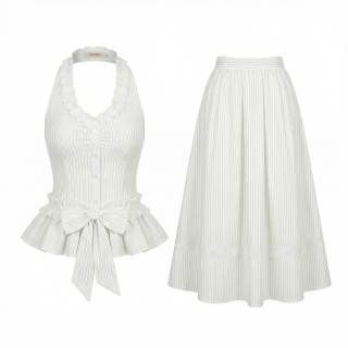 Qiuerle Skirt Set Women's Gift Box Set Included
