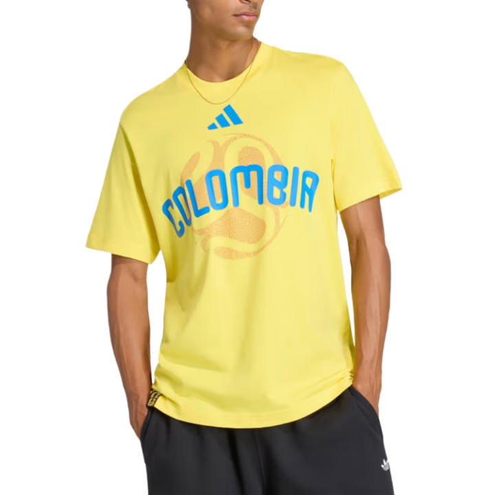 Adidas Adidas T Shirts Men's Impact Yellow Crew Neck