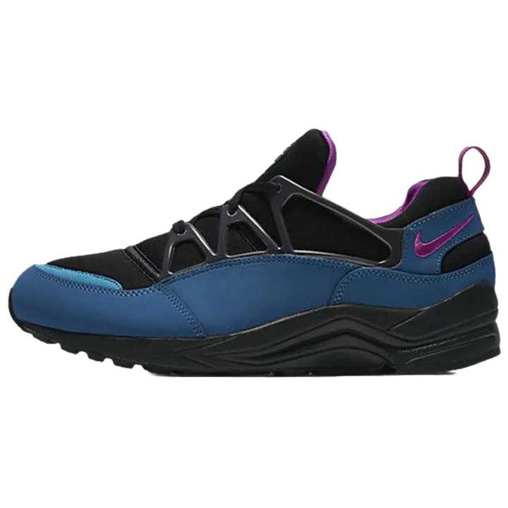 Nike Nike Air Huarache Running Shoes Unisex Black Blue