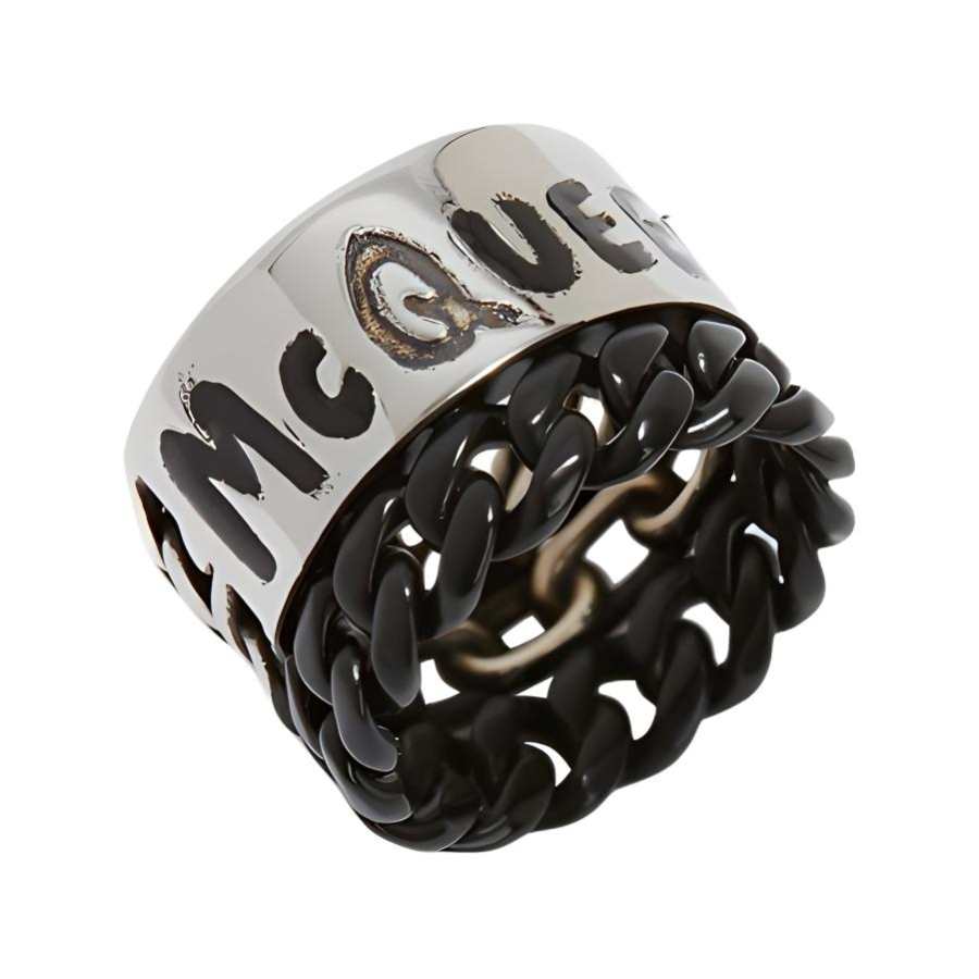 Alexander McQueen 【Previous Season】graffiti curb chain ring