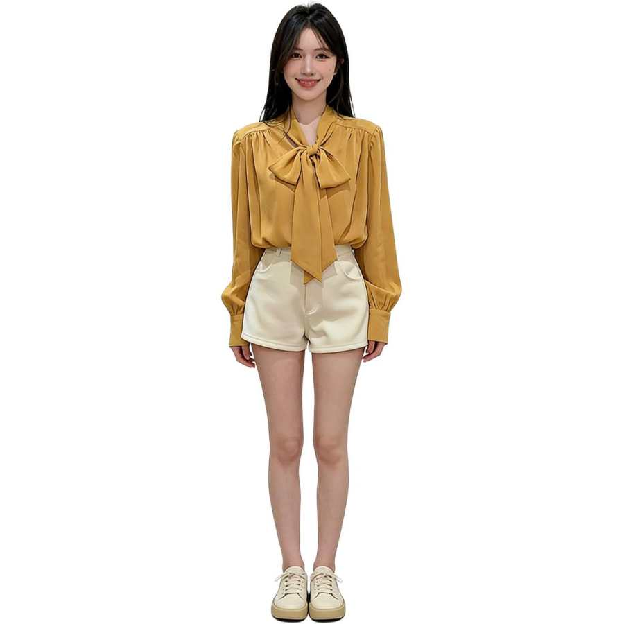 JBBCN Shirts Women's V Neck Moderate