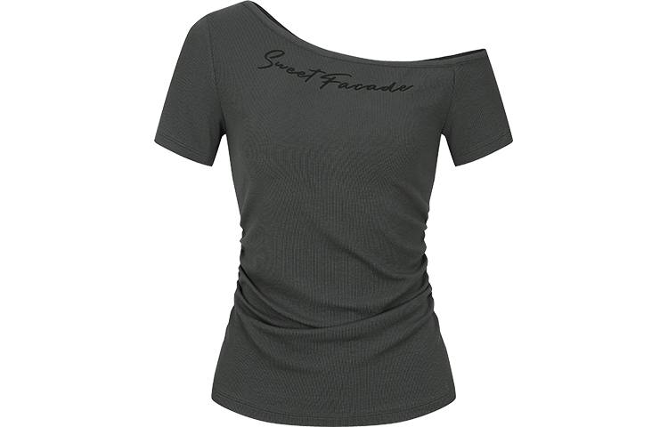 URBAN REVIVO T Shirt Women's Dark Gray