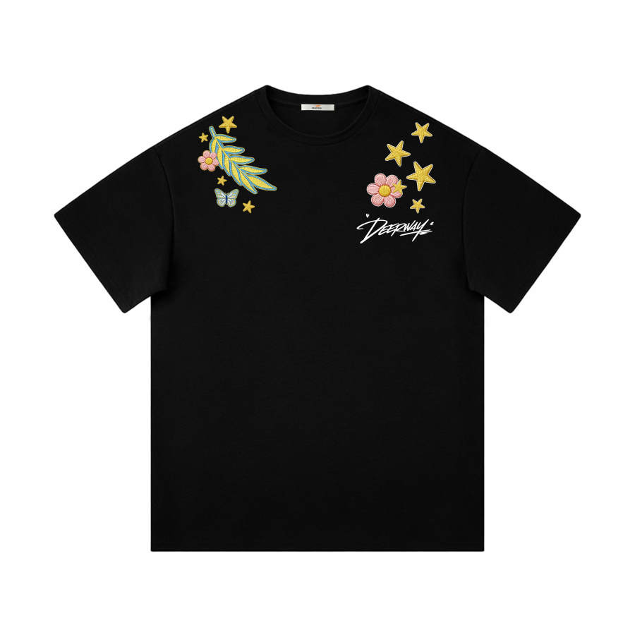 DEERWAY T Shirts Unisex Crew Neck Moderate Straight Fit