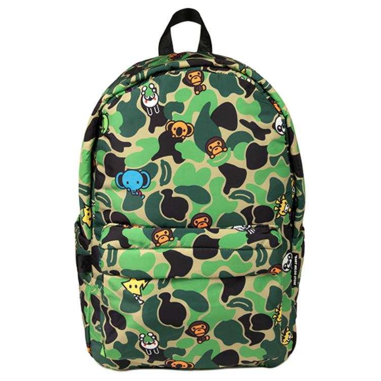BABY MILO STORE BY A BATHING APE Fabric Backpack Regular Unisex Green