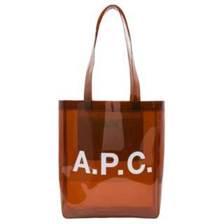 A.P.C Pu Tote Bag, Shoulder Bag Medium Women's Dark Brown