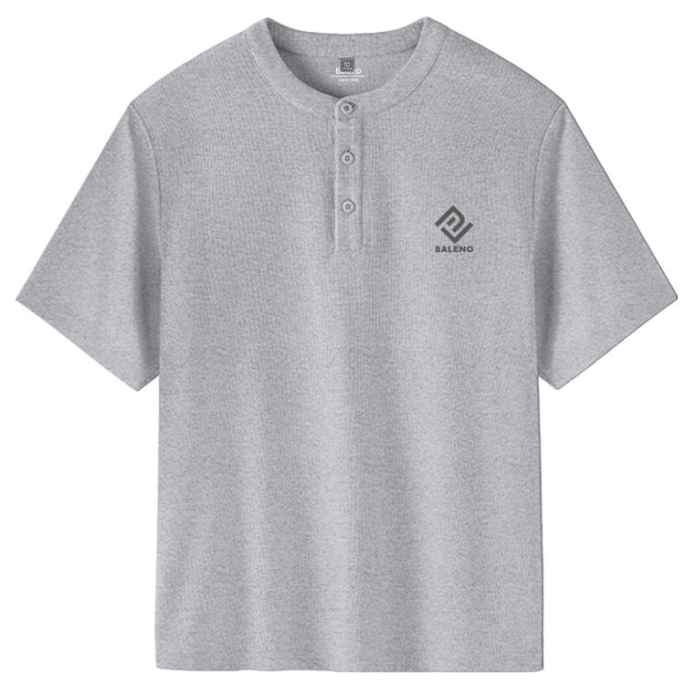 BALENO T Shirts Women's Henry Collar Moderate Heavyweight