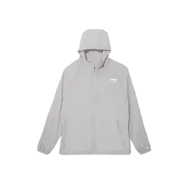 Li-Ning Li Ning Sun Protection Clothing Men's Light Gray