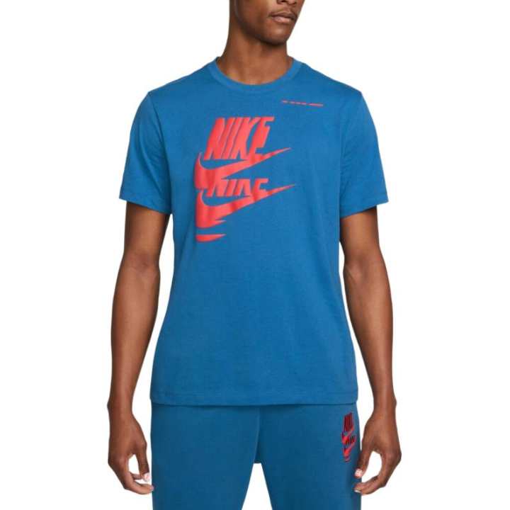 Nike Nike Sportswear T Shirts Men's Blue Crew Neck