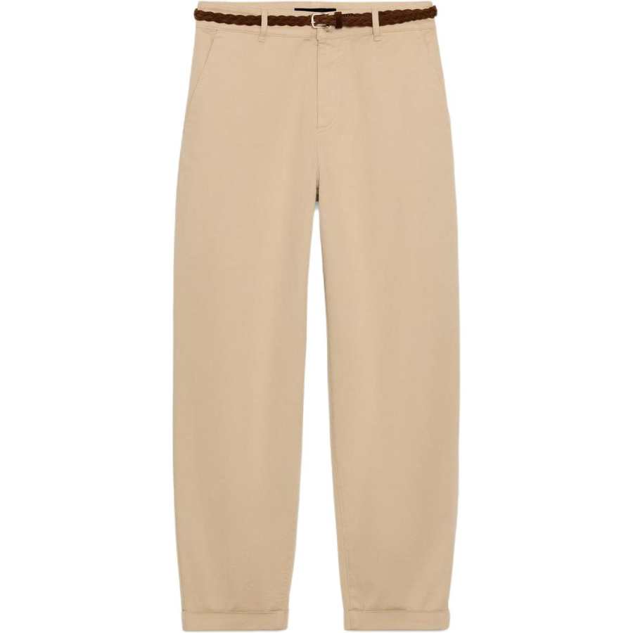 ZARA Casual Pants Women's Light Camel Moderate Straight Fit Pants
