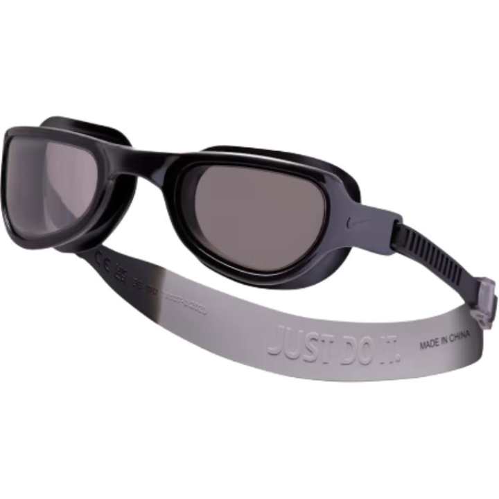 Nike Nike Wide Field Of View Swim Goggles Plated Lenses Unisex Black