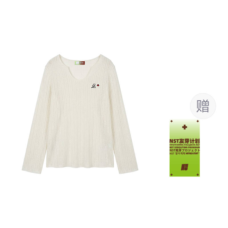 NSTNEW START Knitwear Women's V Neck Thin