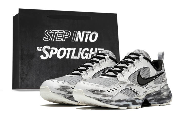 Nike Nike Air Heights Low top Casual Shoes Women's Black White