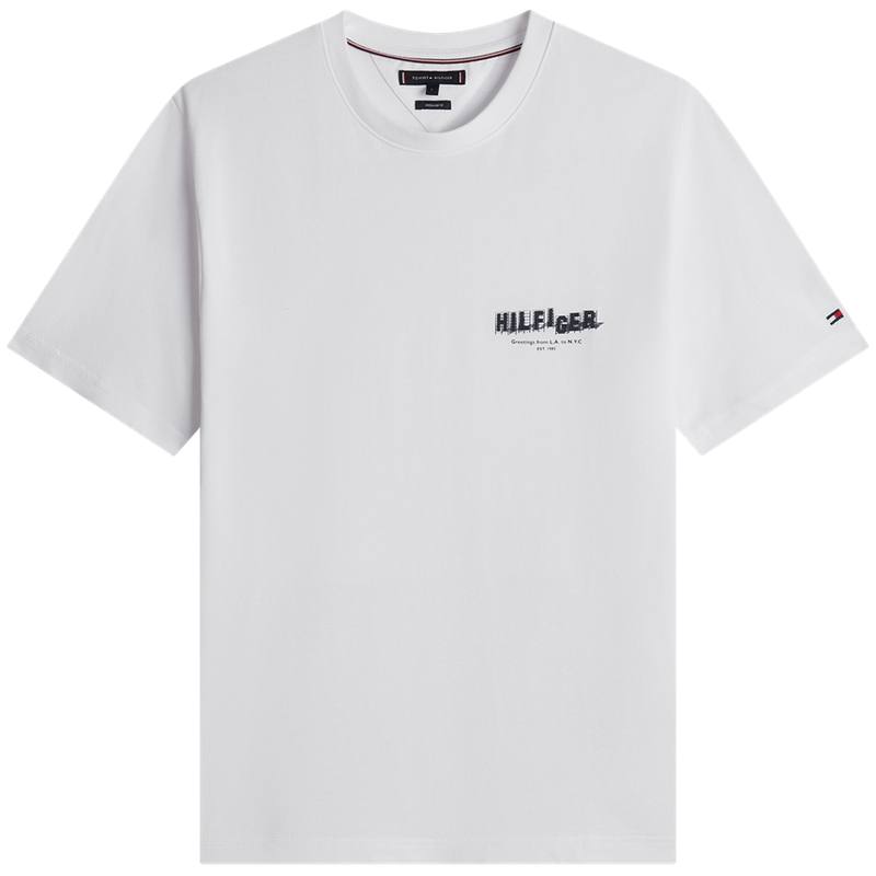 Tommy Hilfiger T Shirts Men's Crew Neck Moderate