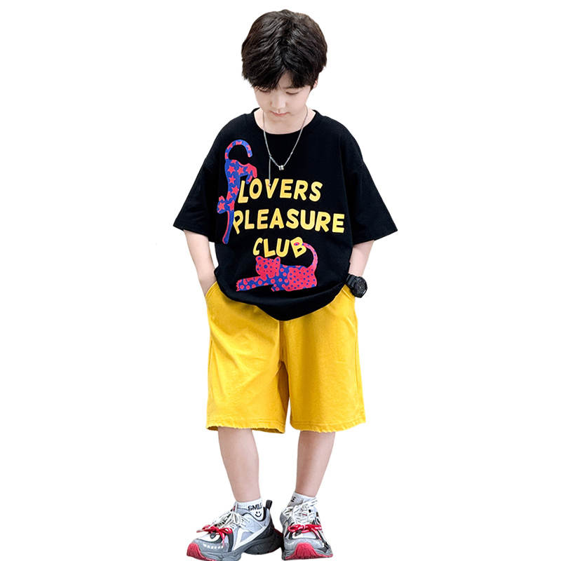 Lanza Boys' Summer Clothing Sets Summer Teenagers