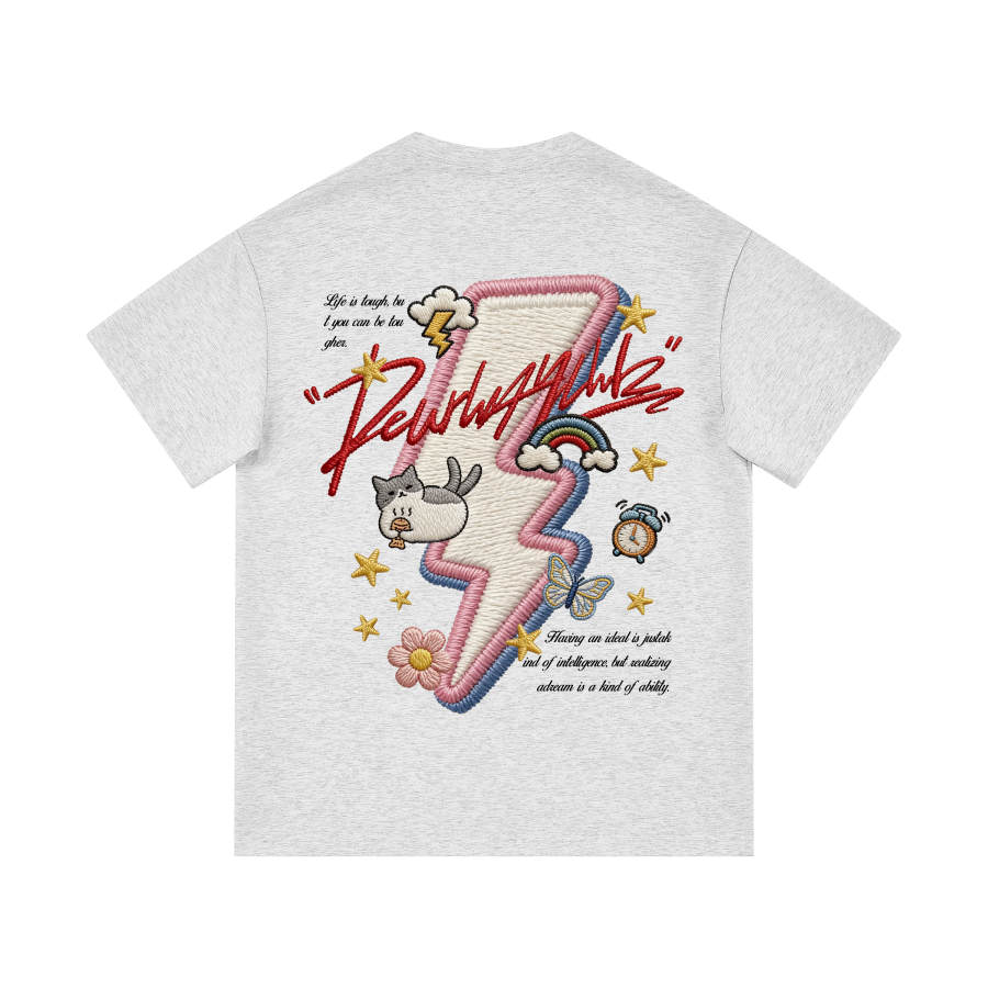 DEERWAY T Shirts Unisex Crew Neck Moderate Straight Fit