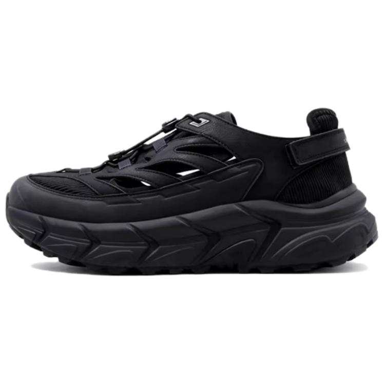 Clarks Archex Wave Textile, Synthetic Leather River Trekking Shoes Men's Black
