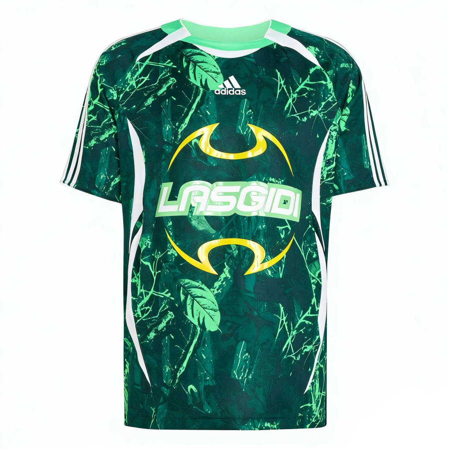 Adidas Adidas Sportswear Men's Bright Green/Aurora Ivy Green/Preppy Green Crew Neck Moderate