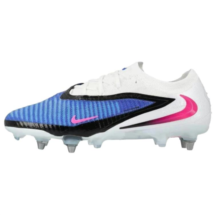 Nike Nike Phantom 6 SG Soft Ground Coverage Soccer Shoes Men's White Blue Black