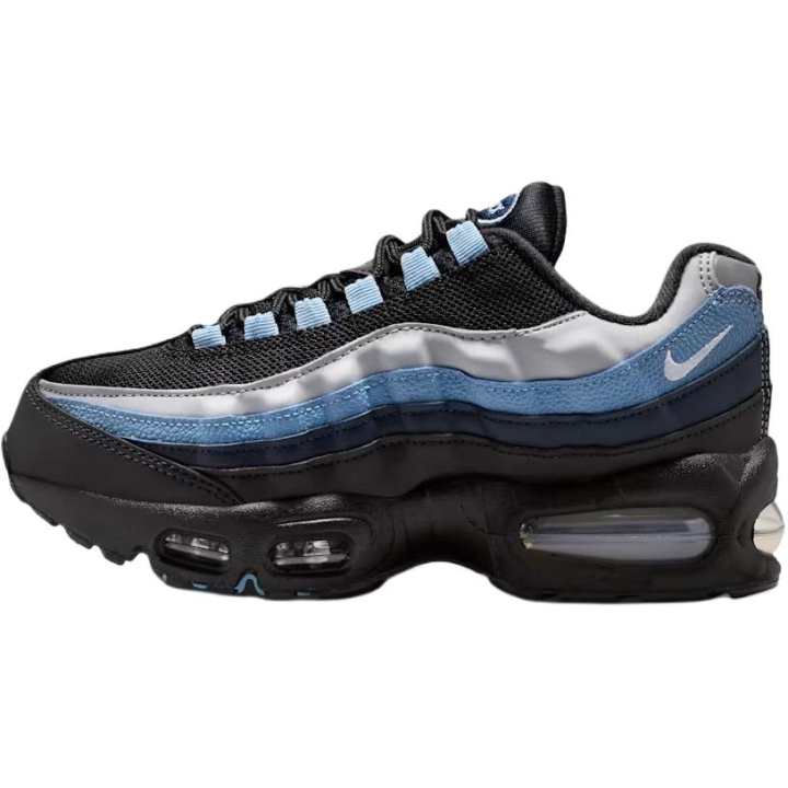 Nike Nike Air Max 95 Breathable Low top Running Shoes Black Unisex
