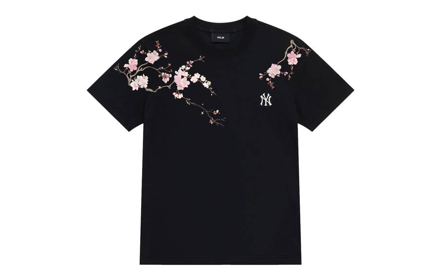 MLB MLB T Shirts Unisex Black Crew Neck Moderate