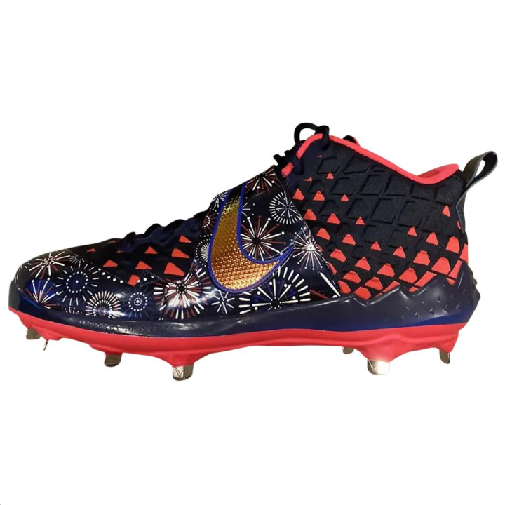 Nike Nike Force Zoom Trout 6 Baseball Shoes Men's Black Red Blue