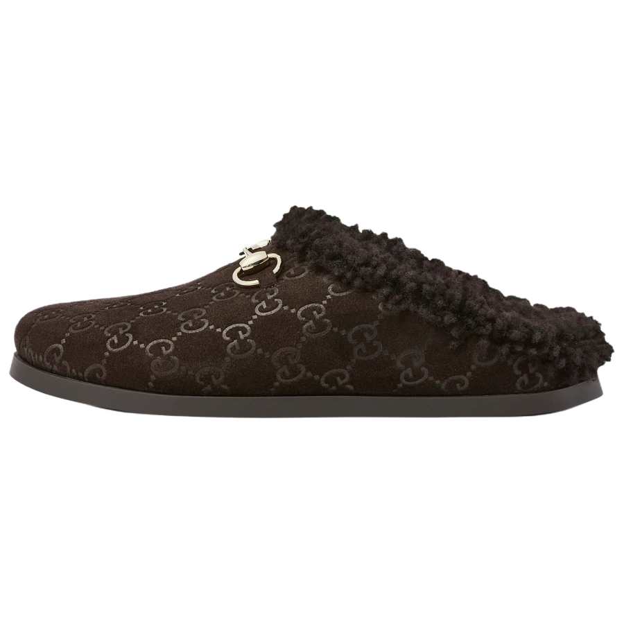 Gucci Wmns Horsebit Mule 'Dark Brown' Women's