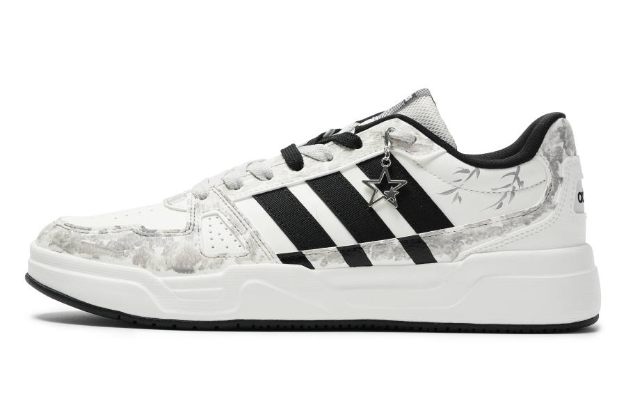 Adidas Adidas LITE BALLER Abrasion Resistant Low top Skateboard Shoes Unisex Gray