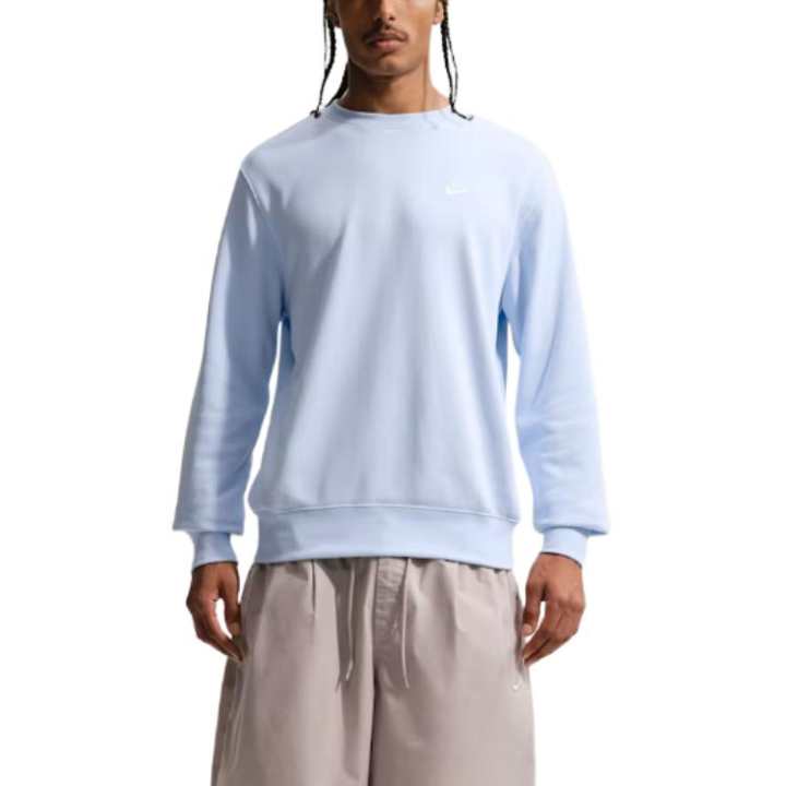 Nike Nike Club Sweatshirts Men's Hydrogen Blue Crew Neck Moderate
