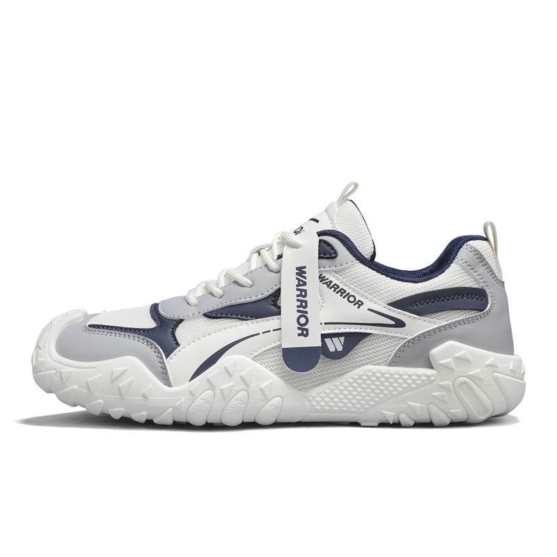 Warrior Abrasion Resistant, Lightweight Coverage Low top Casual Shoes Men's Beige Gray Dark Blue