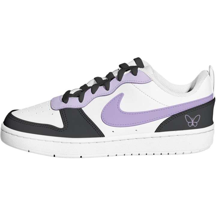 Nike Nike Court Borough Purple Butterfly Night Order Slip Resistant Anti Kick Abrasion Resistant Breathable Support Low top