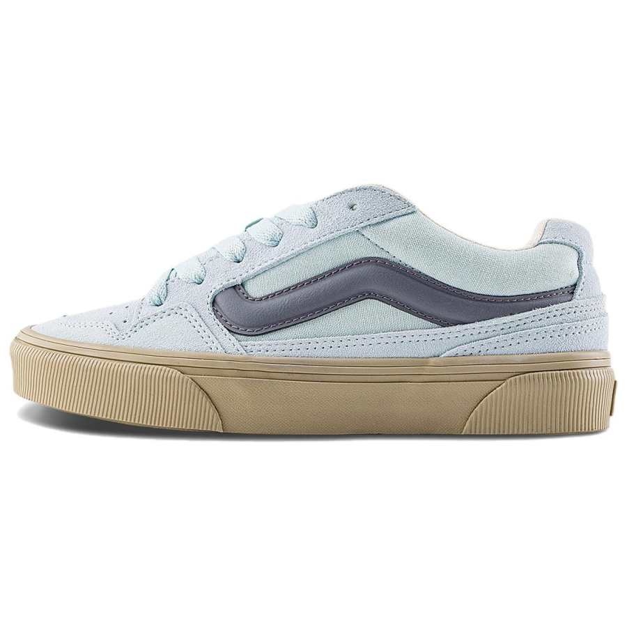 Vans Caldrone Low top Skateboard Shoes Women's Light Blue