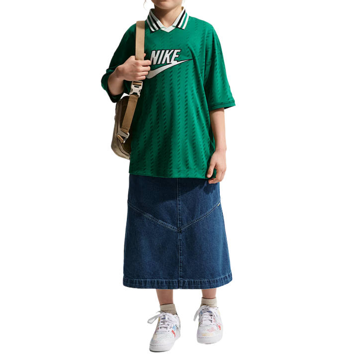 Nike Nike Sportswear Solid Color Moderate Skirt Autumn Summer Spring Teenagers