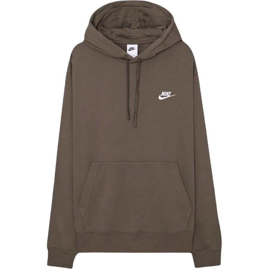 Nike Nike Club Sweatshirts Unisex Ironstone Hooded Moderate Straight Fit
